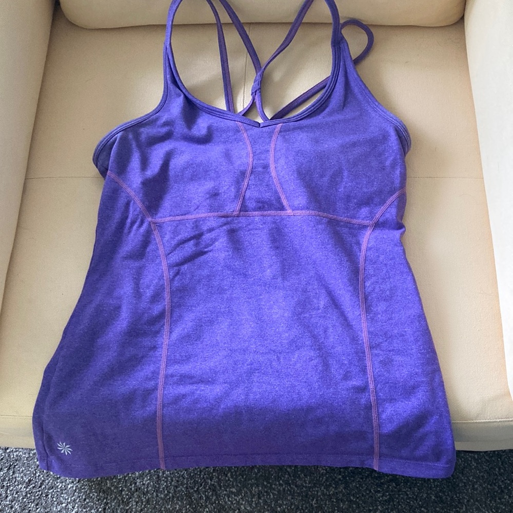 Athleta sports bra tank top